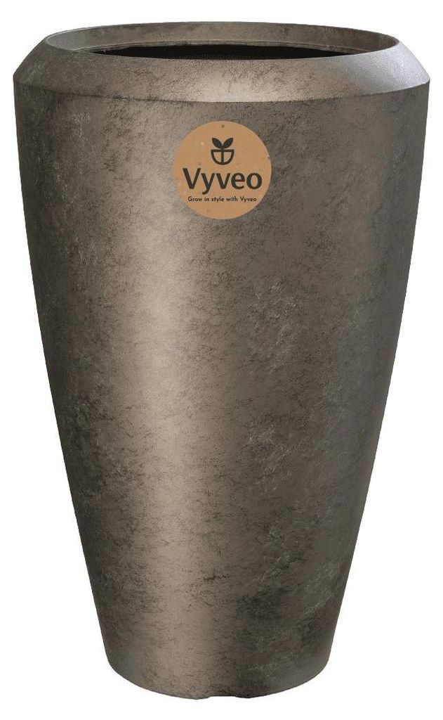Vyveo - Vaas Nalou - Goudkleurig metaal - 55x86 Productafbeelding 
