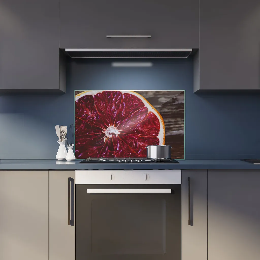 Copertura Piano Cottura 80x52 Vetro Temperato Rosso Naturale 1 Pezzo