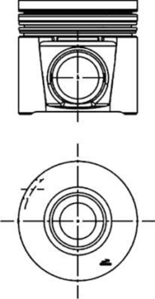 Piston OE 2995563 Kolbenschmidt 40285610 haute résistance thermique