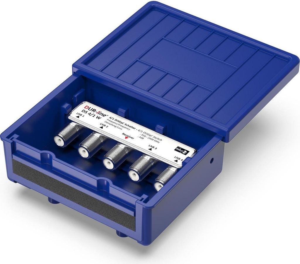 DUR-line DS 4-1 W - DiSEqC-Schalter mit Wetterschutz