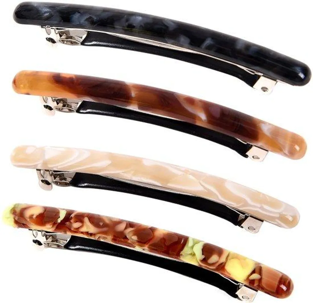Grandes barrettes automatiques antidérapantes pour cheveux épais