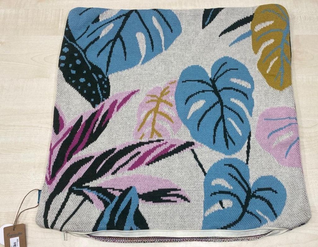 Tranquillo Kissenbezug TROPICAL 50×50 cm Baumwolle GOTS Produktbild 