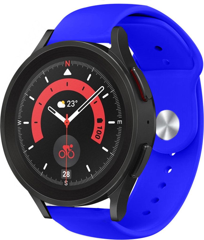 Strap-it Samsung Galaxy Watch 5 Pro Sportarmband (Blau) Produktbild 