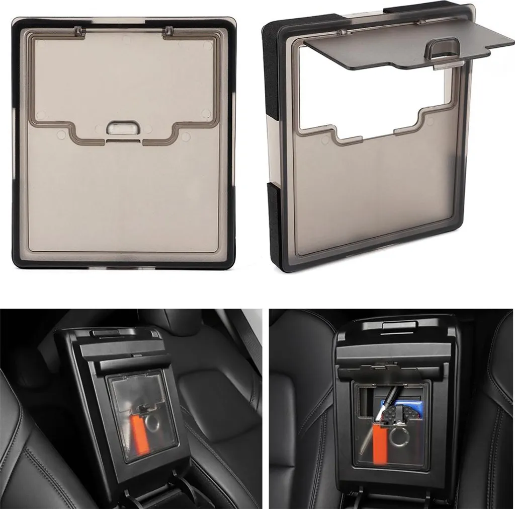 Vassoio Luxury Bracciolo Tesla Model 3 2017-2019 | Organizer Traslucido