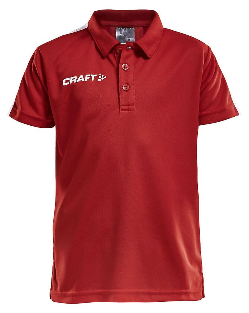 CRAFT Progress Polo Pique JR Bright Red 146/152