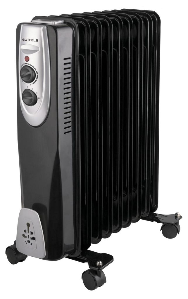 Gutfels olie radiator HR 32009, zwart | 9 ribben | 2000 Productafbeelding 