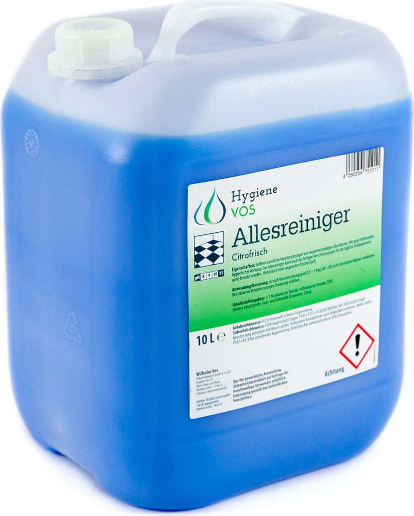 Hygiene VOS Allesreiniger  Allzweckreiniger Citrofrisch 10 Produktbild 