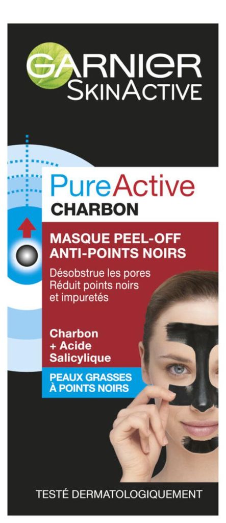 Garnier SkinActive Masker Charcoal Peel-Off 50ML Produktbild 