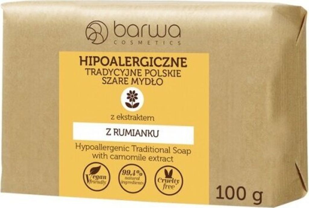 BARWA Sapone tradizionale grigio polacco ipoallergenico Immagine del prodotto 