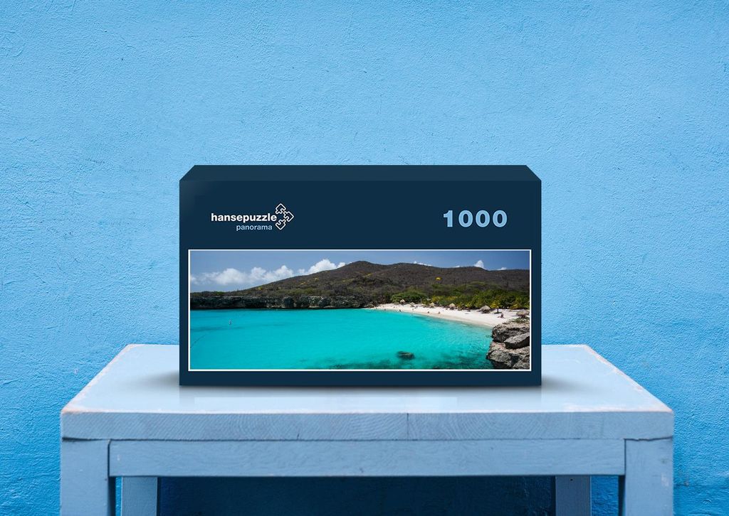 hansepuzzle 33711 - Lagune Puzzle, 1050 Teile, Natur, 60,0 x 46,0cm mit hochwertiger Aufbewahrung, Kartonbox und wiederverschließbarem Beutel