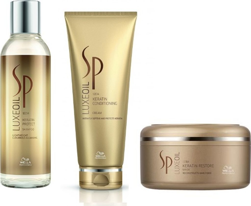 Wella SP Luxe Oil  Shampoo 200ml + Conditioner 200ml + Mask Produktbild 