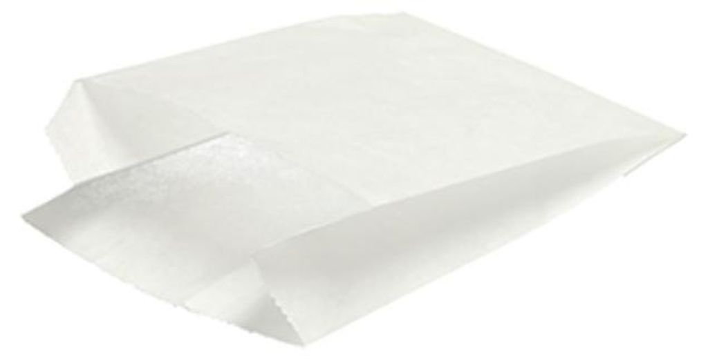 1000 Wrap-Tüten Kraftpapier 11 cm x 8 cm x 4 cm weiss