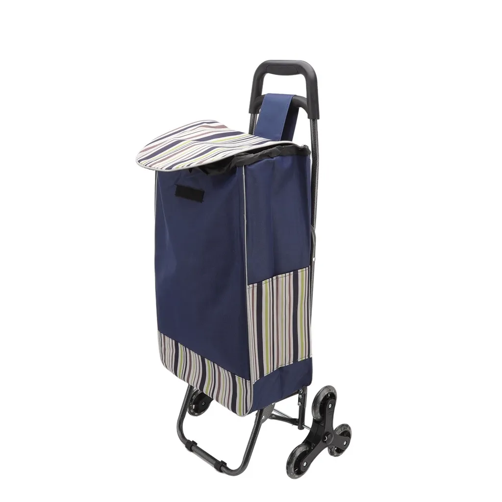 Carrello trasporto pieghevole ruote gomma - Carrello spesa professionale