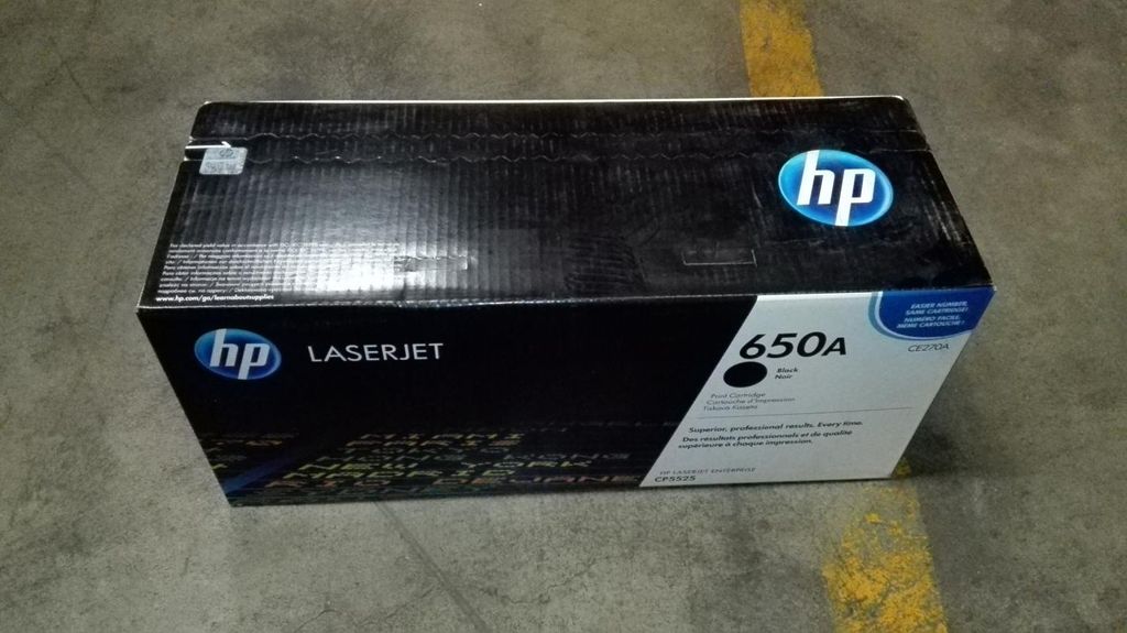 HP 650A Schwarz Original LaserJet Tonerkartusche, 13500 Produktbild 
