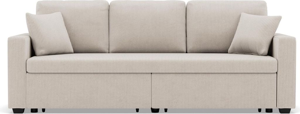 Best Mobilier Cyrus - Canapé droit 3 places convertible en Image du produit 