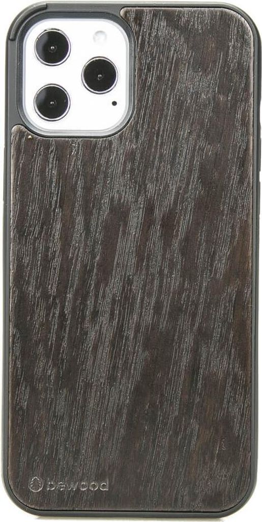 Holzhülle aus geräucherter Eiche für iPhone 12 Pro Max