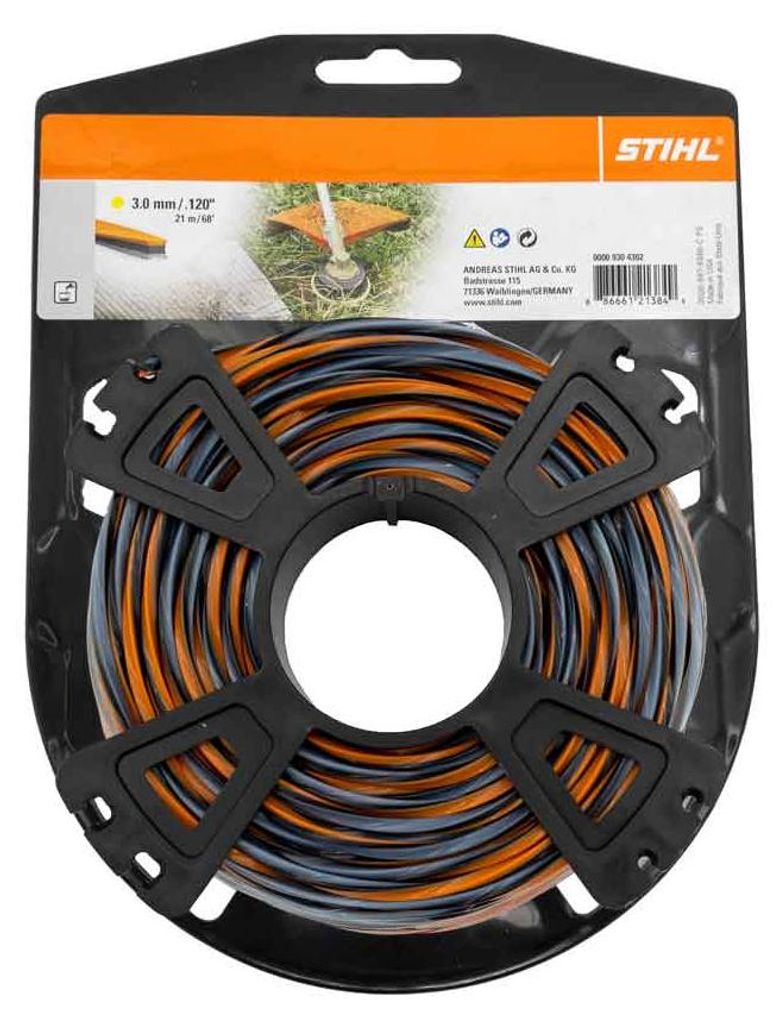 Hilo de corte Stihl, forma cruzada, con contenido de Imagen del producto 