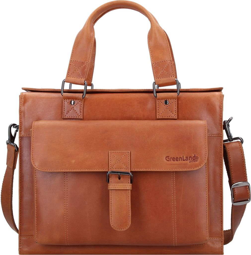 Greenland Nature Light Nature Aktentasche Leder 38 cm Produktbild 