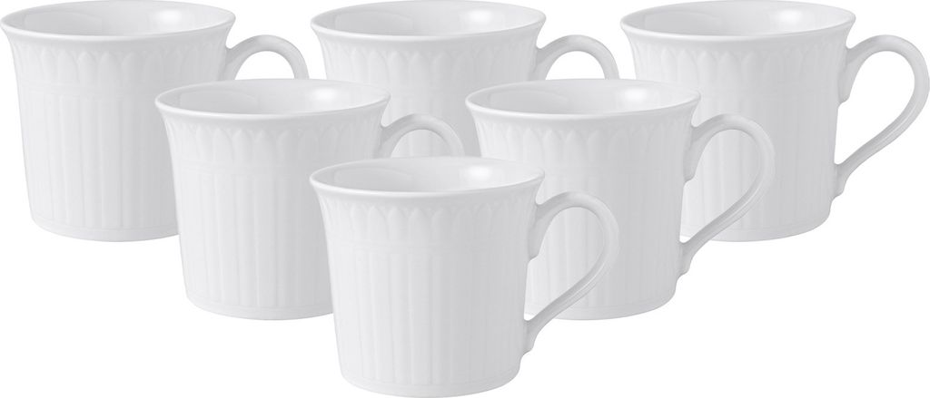 Villeroy & Boch Cellini Kaffee- / Teetasse 200 ml 6er Set