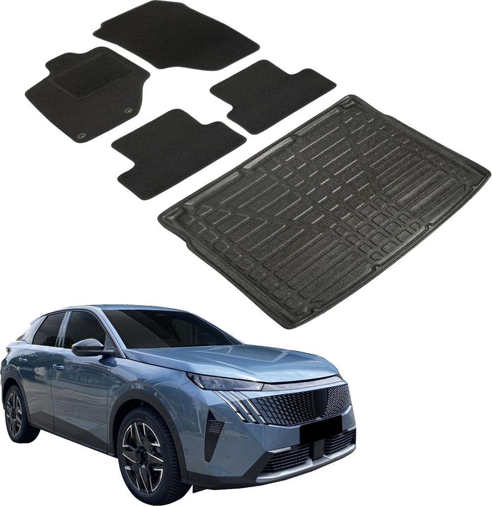 Kofferraumwanne Fußmatten Set Für Peugeot 3008 Ab 2024 Produktbild 