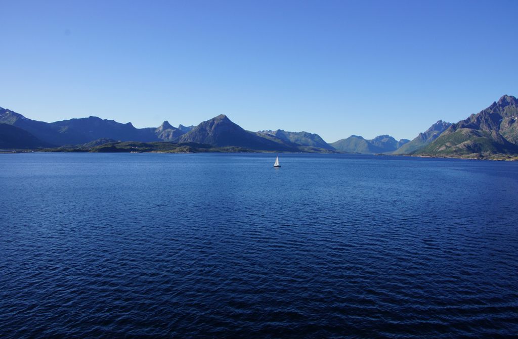 hansepuzzle 71434 - Norwegen Puzzle, 500 Teile, Natur, 46,0 x 30,0cm mit hochwertiger Aufbewahrung, Kartonbox und wiederverschließbarem Beutel