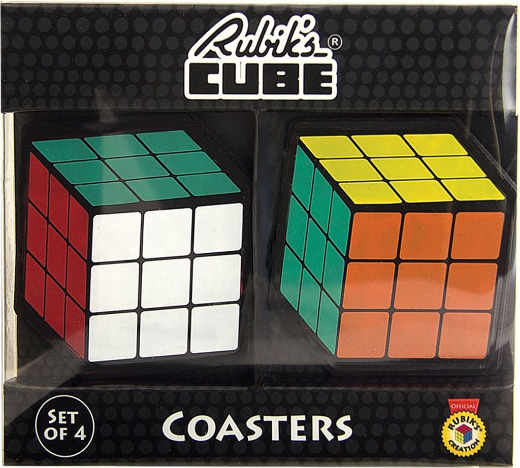 Untersetzer Set - Rubik's Zauberwürfel