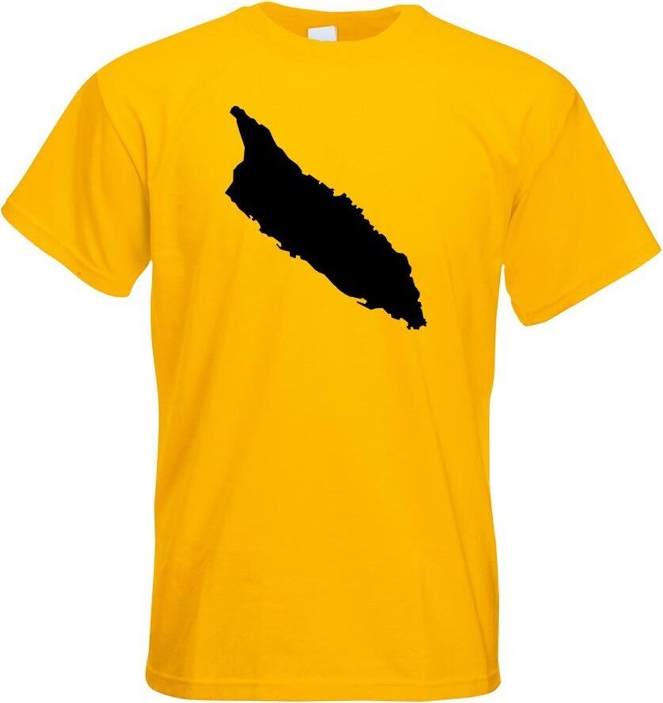 Kiwistar - T-Shirt - gelb - Niederlande - Aruba Herren Funshirt Bedruckt Design Sprüche Spruch Motive - mit Motiv Bedruckt - Funshirt Design - Spo...