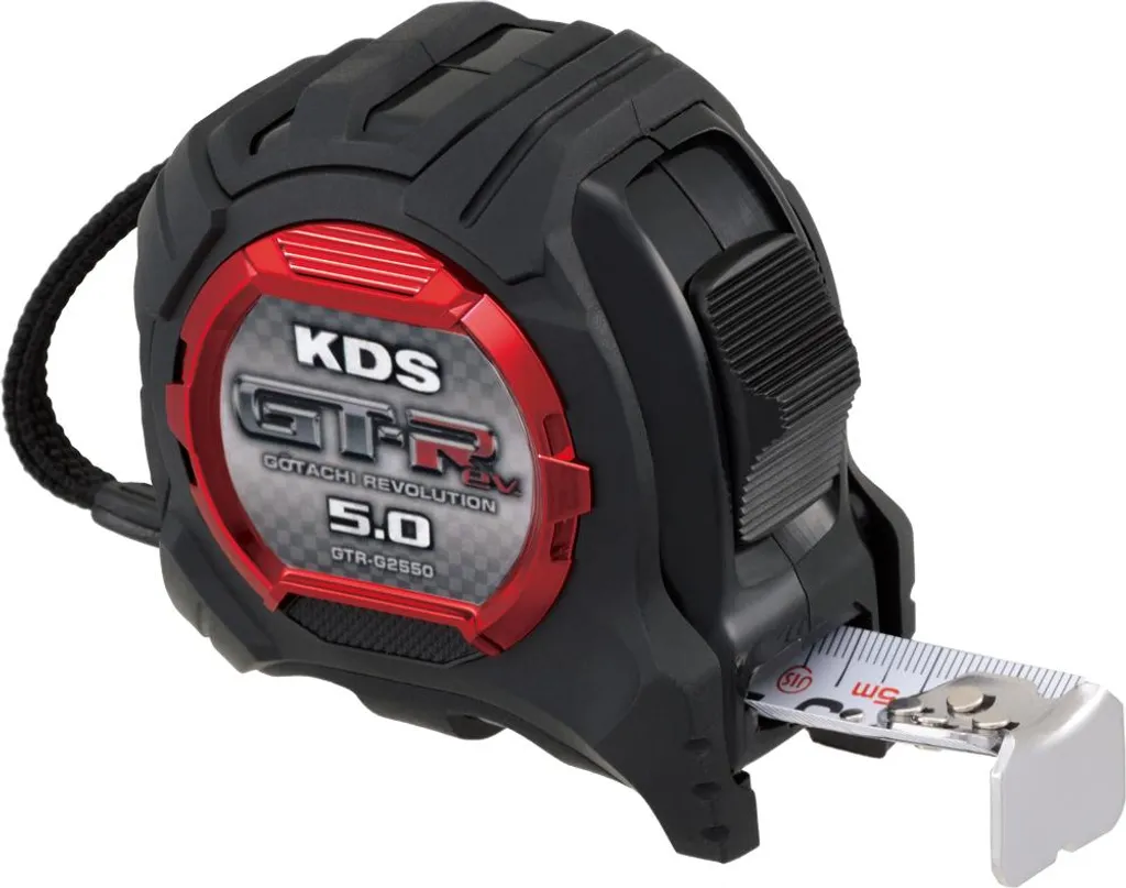 Mètre ruban professionnel 5m KDS GTR-G2550 pour chantier et bricolage