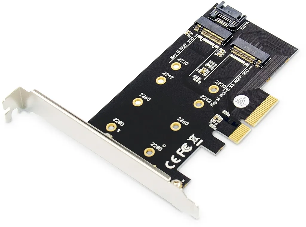 DIGITUS Scheda Espansione SSD M.2 PCIe - Soluzione Storage Business