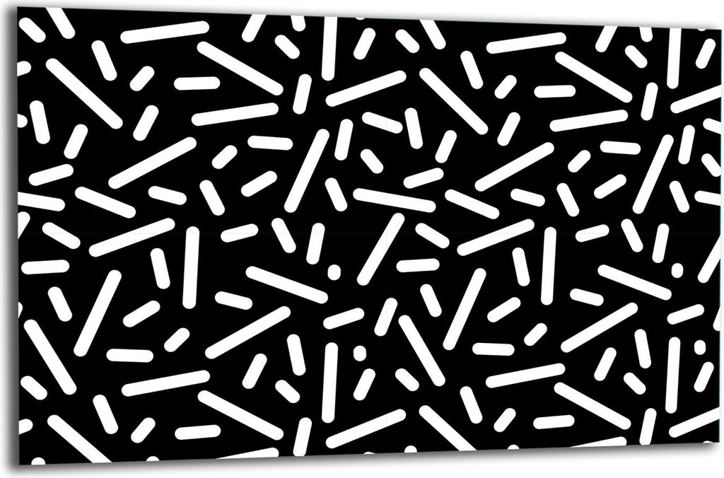 Herdabdeckplatte Glaskeramikkochfeld-Abdeckung Spritzschutz Glas 80x52 Muster