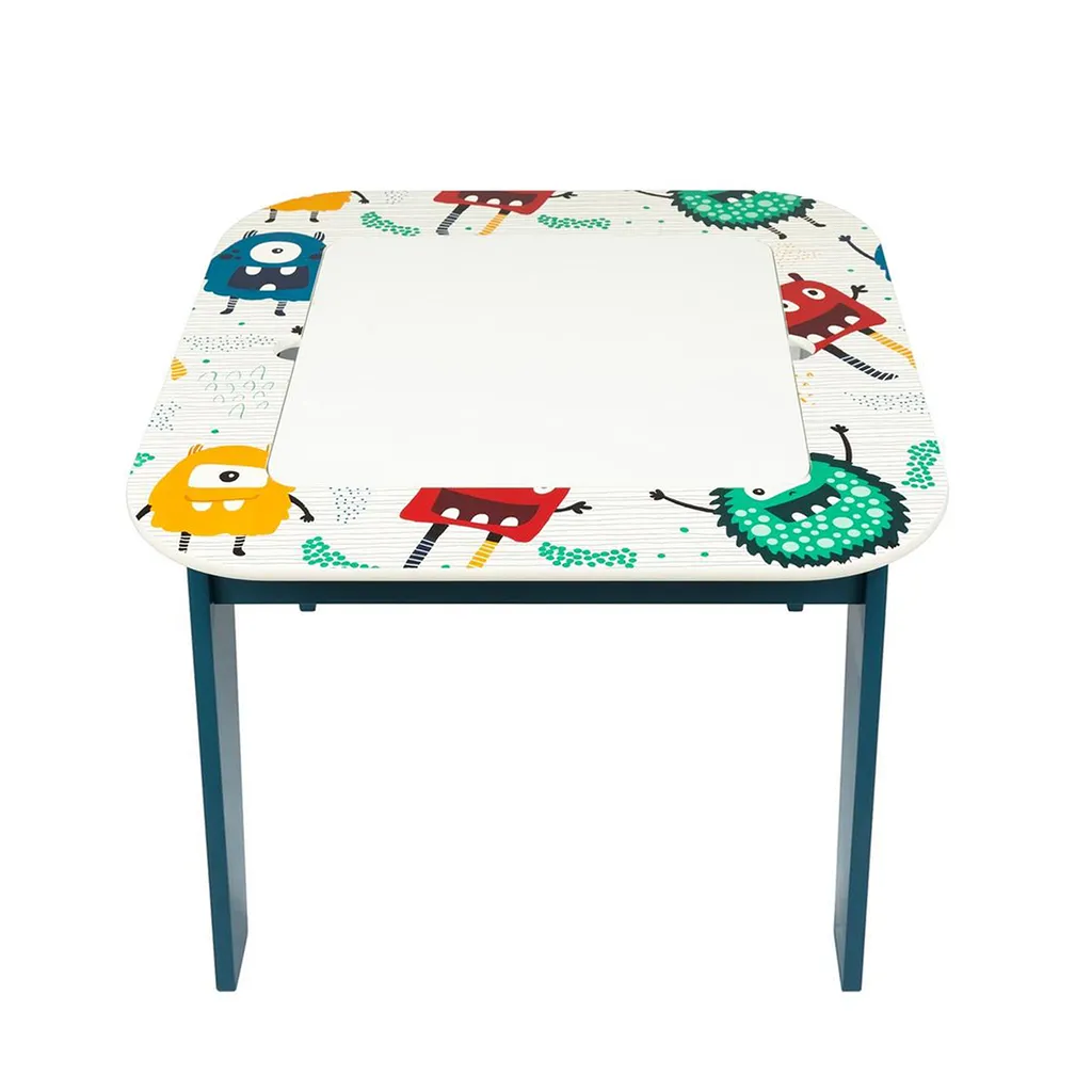 Table de Jeu Monster Ginger Home avec Plateau Réversible pour Enfants - 10