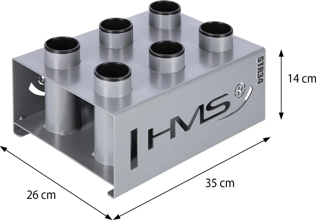 Support Barres Olympiques Str34 HMS avec Socle Stable Haute Qualité - 5