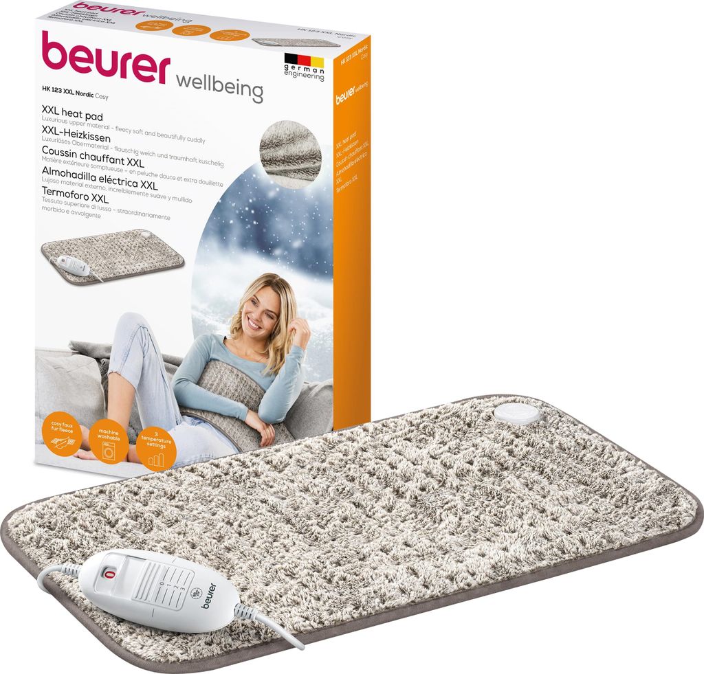 Beurer HK 123 XXL Heizkissen 274.16 60x30cm 3 Stufen Nordic Produktbild 