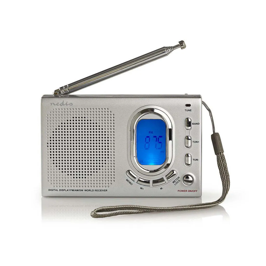 Radio Digitale Facile per Anziani AM/FM/SW - Grande Display e Sveglia