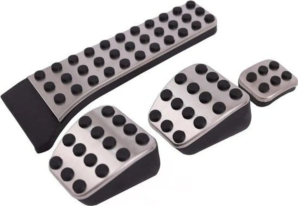 Pédale en acier inoxydable avec grip antidérapant haute sécurité