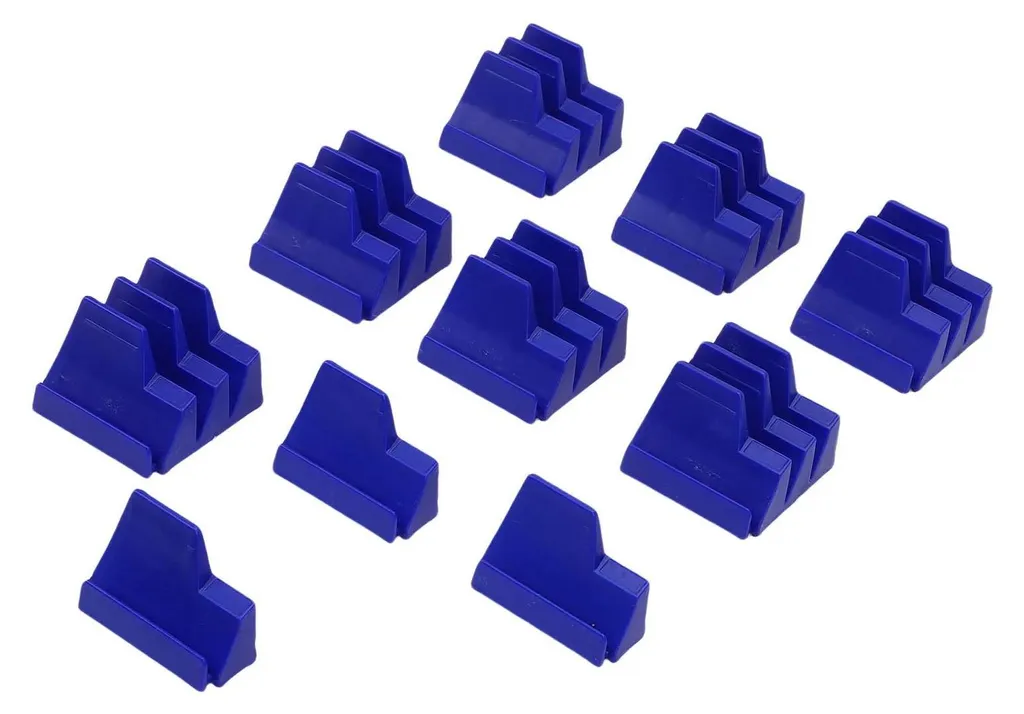 Fini le désordre : Porte-clés modulaire antidérapant bleu pour 23 outils