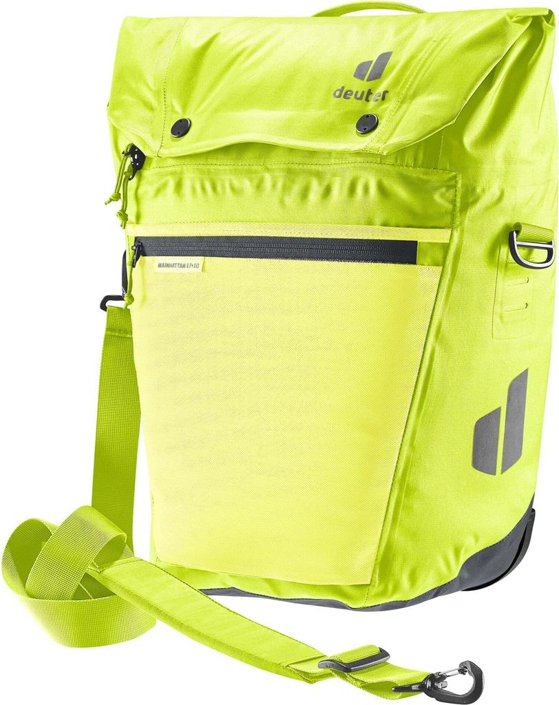 Deuter Bike Mainhattan 17+10 Fahrradtasche 45 cm - citrus-graphite