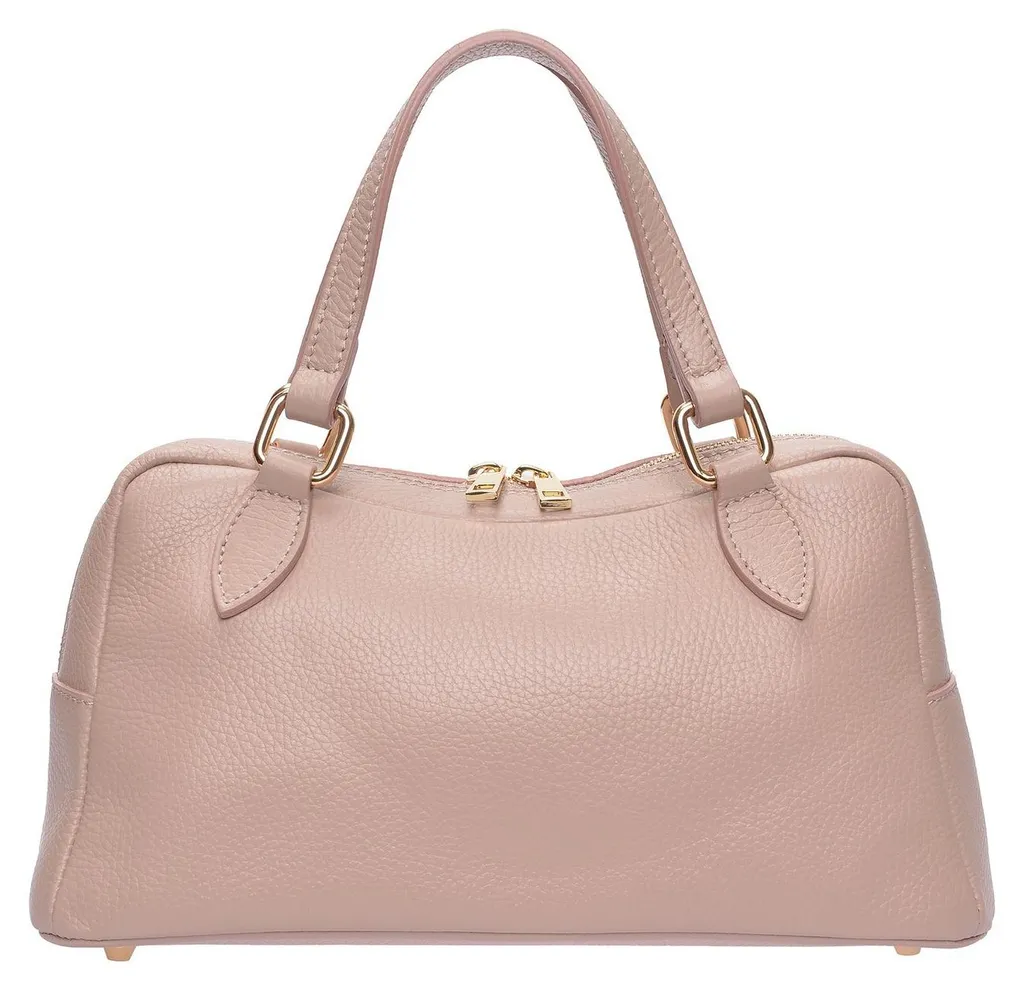 Grand sac à main rose poudré en cuir pour femme - Style Chic SS26