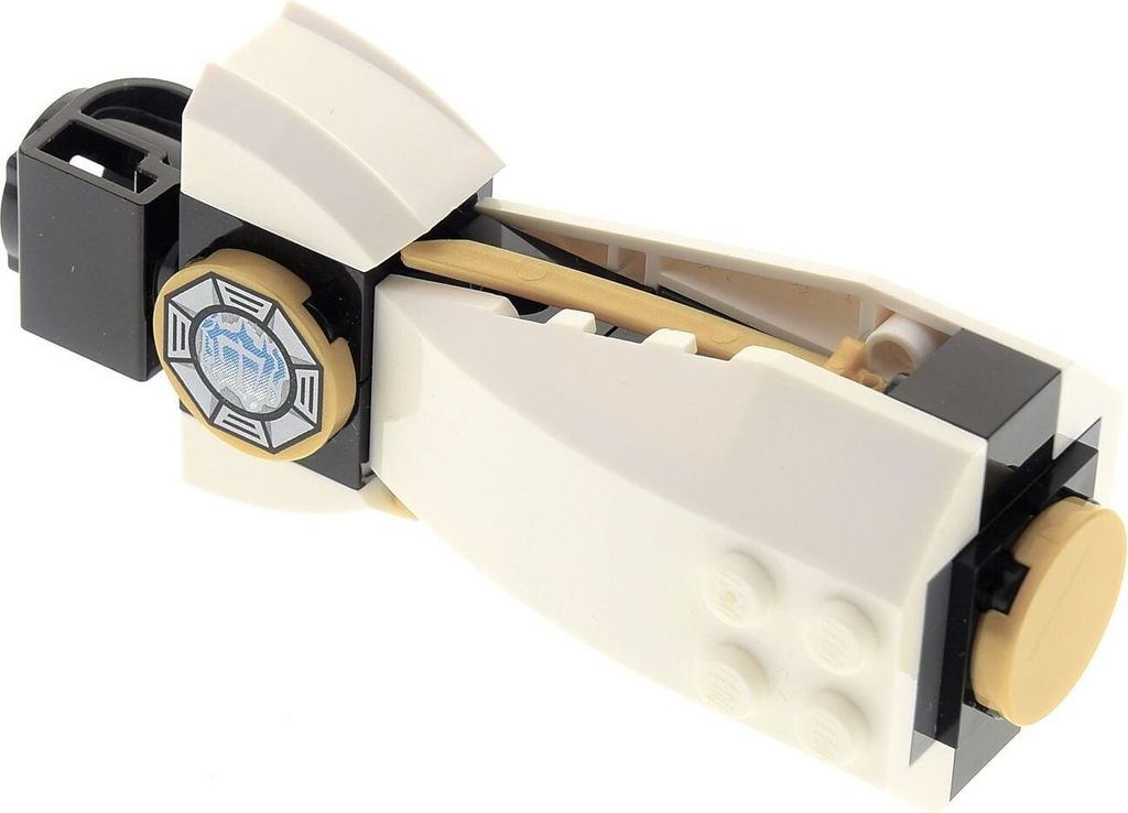 1x Lego Ninjago Hand Griff Halterung weiß Airjitzu Zane Produktbild 