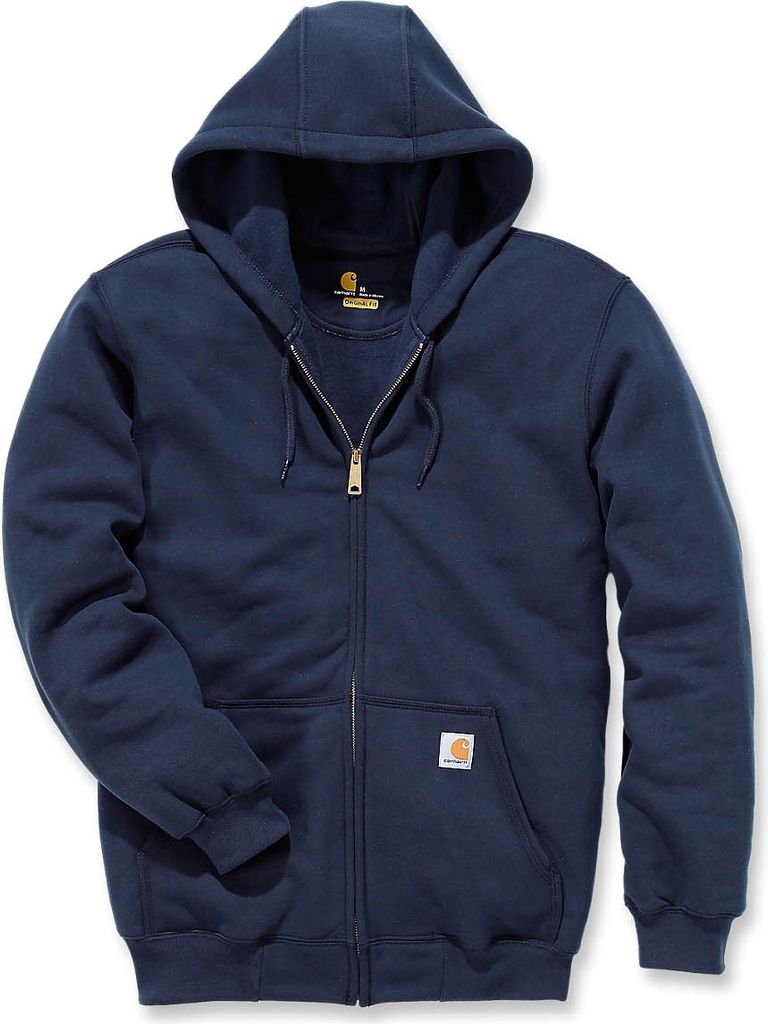 Carhartt Zip Hooded Sweatshirt K122 Zip Hoodie Sweatshirt-Jacke, Farbe:new navy, Größe:XS