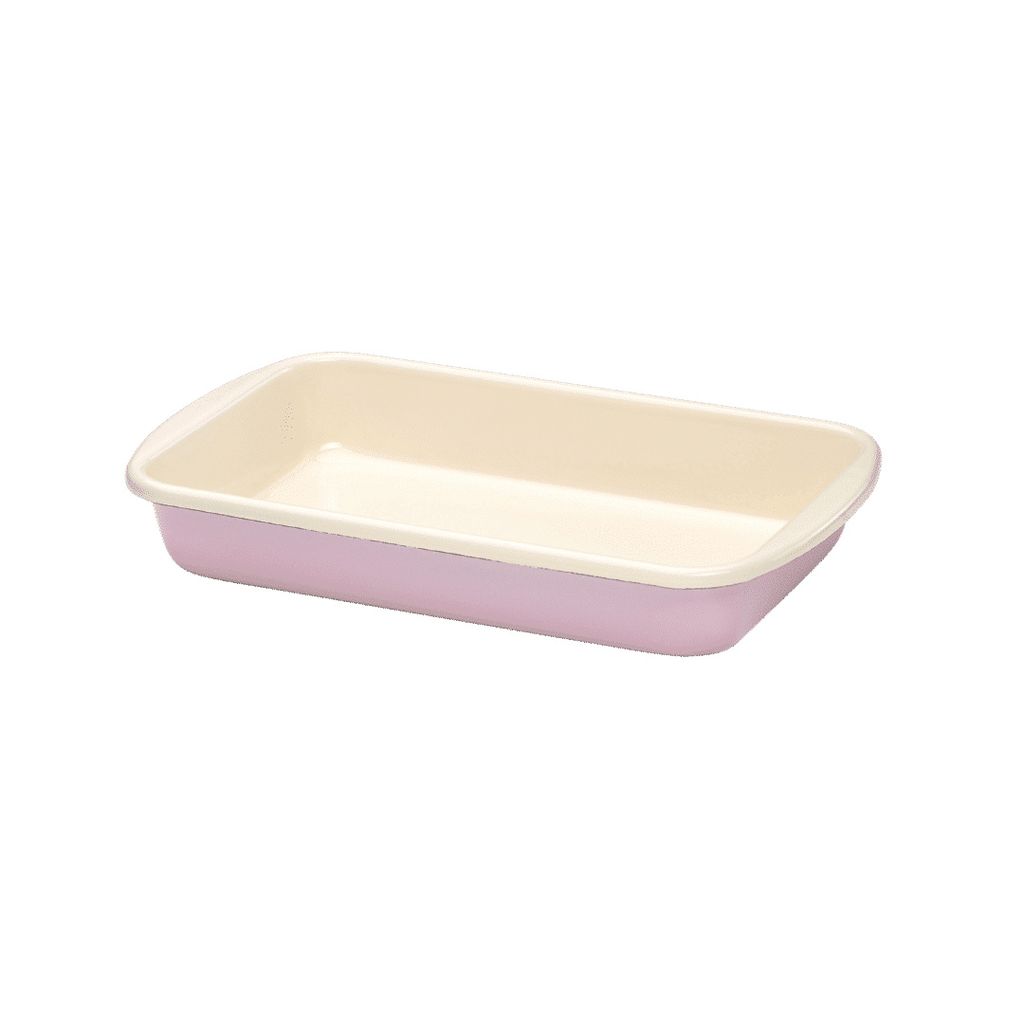 Riess Plat à four 32x19cm rose pastel Émail Image du produit 