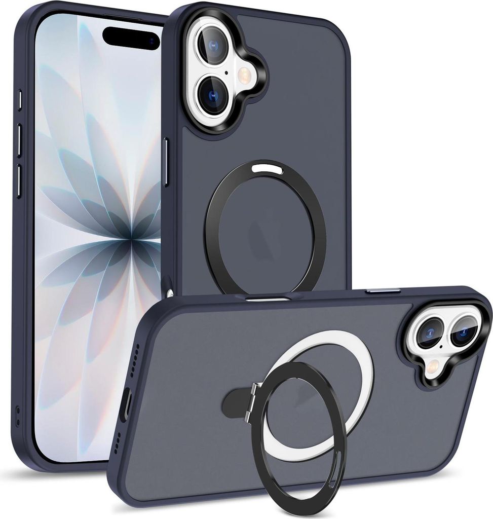 Hybridné puzdro pre iPhone 17 kryt magnetický krúžok pre Obrázok produktu 