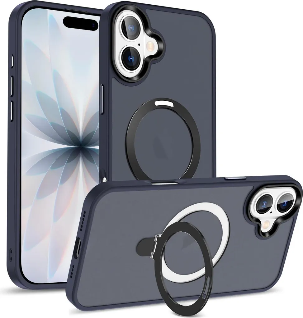 Cover MagSafe iPhone 17: Custodia Antiurto Ibrida con Anello Magnetico