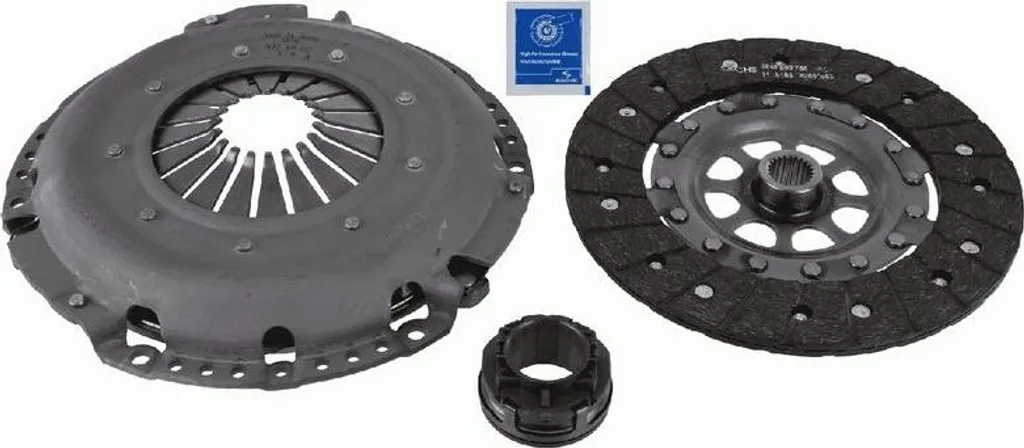 Kit d'embrayage pour réparation A6 4A - SACHS 3000 951 052 haute précision