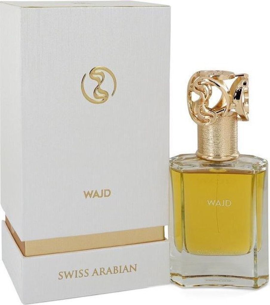 A perfume bottle and its packaging.