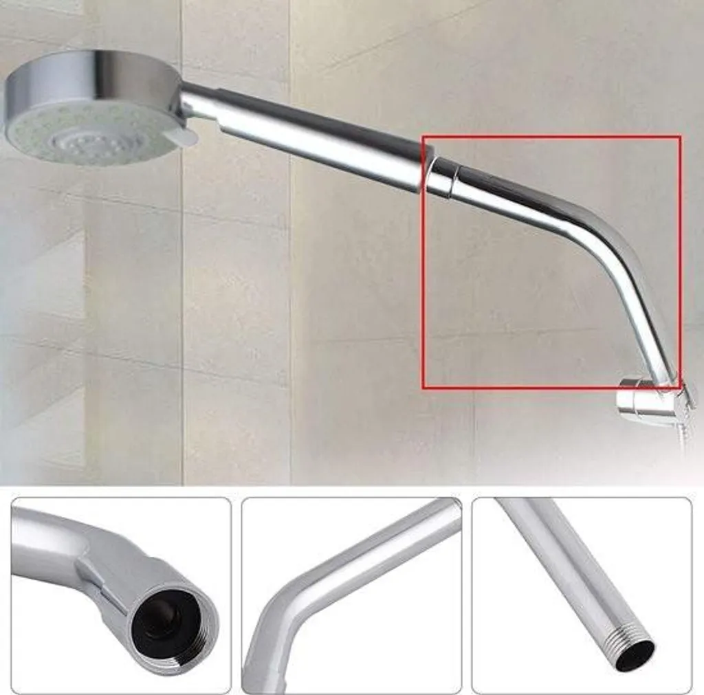 Rallonge de douche chrome pour augmenter la hauteur - Solution jet d'eau - 2