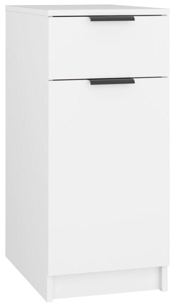 vidaXL Armoire de bureau blanc 33,5x50x75 cm Bois composite Image du produit 