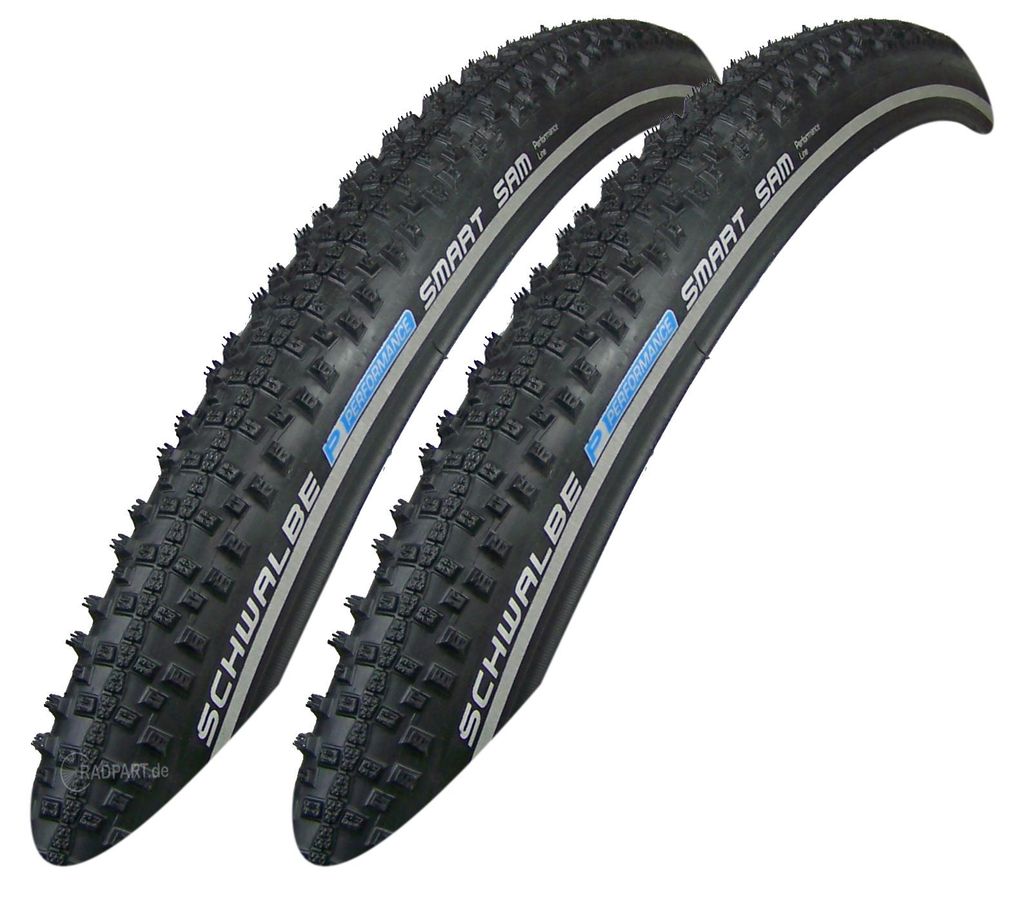 2x Schwalbe Smart Sam 54-559 Drahtreifen RaceGuard 26x2.10 Produktbild 