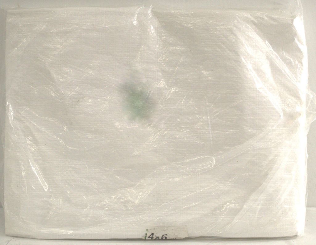 Saturnia 15070055 Abdeckplane mit Metallösen, circa 4 x 6 m, Weiß