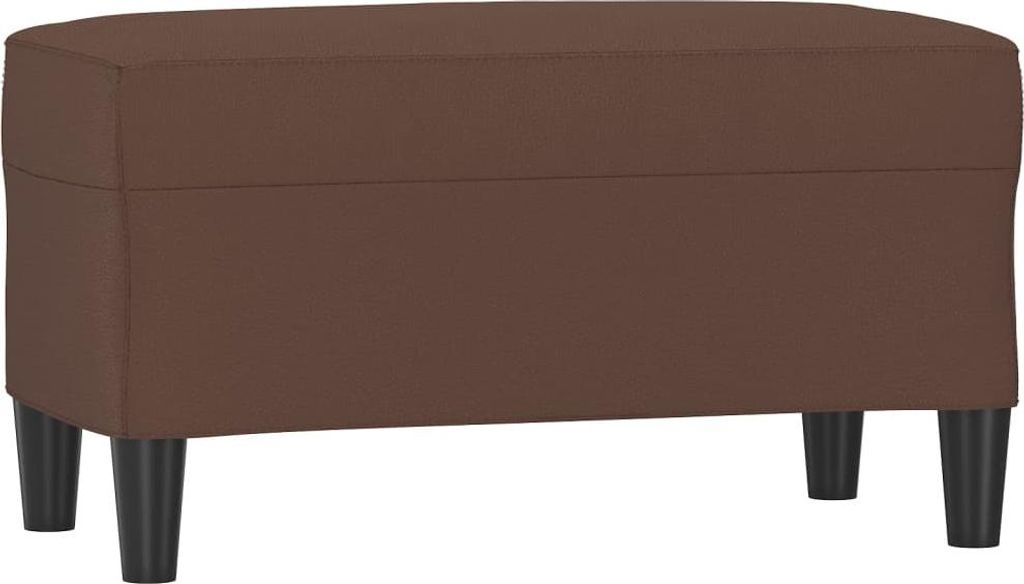 vidaXL Sitzbank Braun 70x35x41 cm Kunstleder